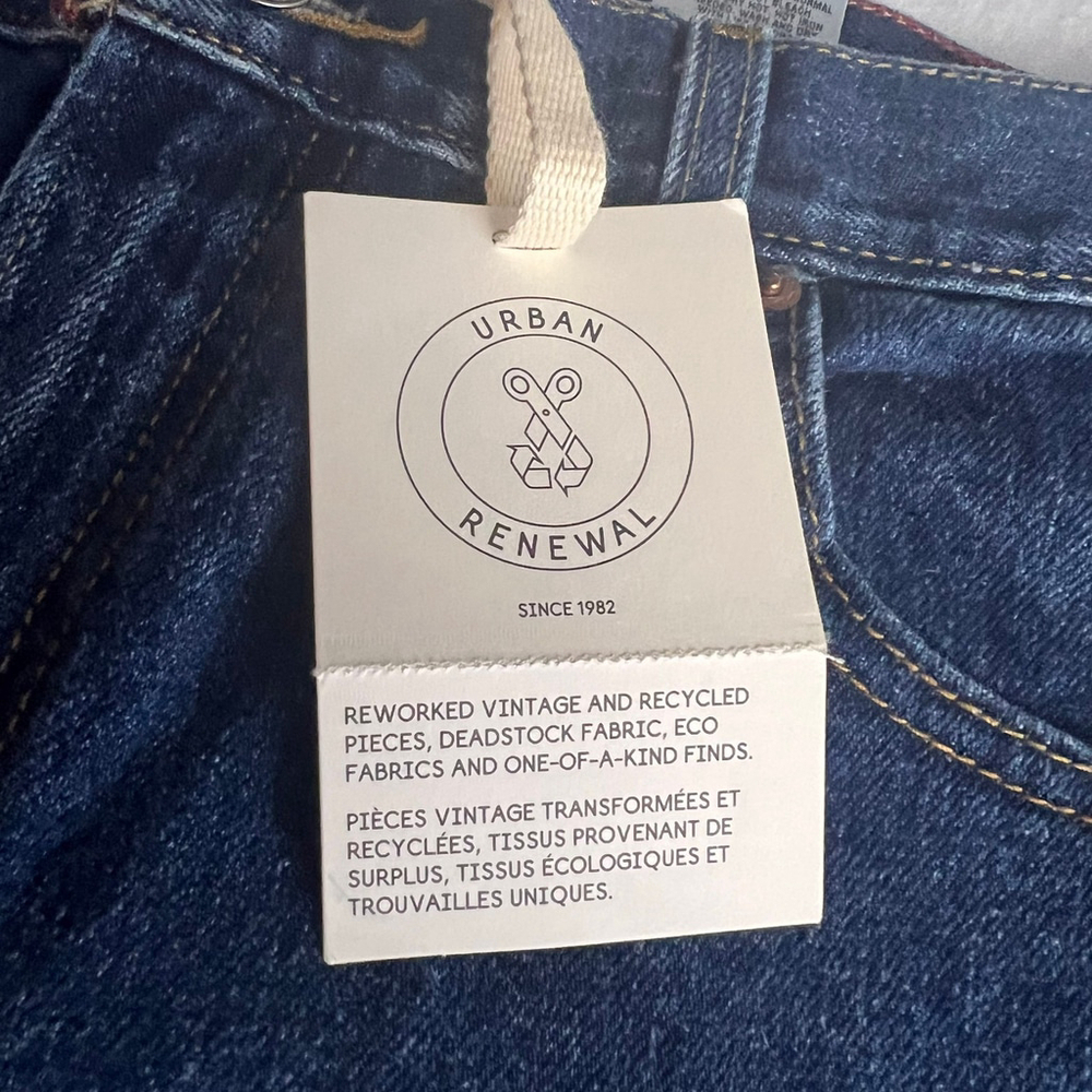 Urban Renewal Vintage Levis 550 Jeans Womens Sz 10S Black Reworked Western Boho - Picture 5 of 12